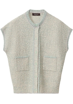 Fabiana Filippi bouclé cardigan - Blue