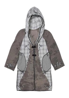 COMMUNS hooded coat - Grey