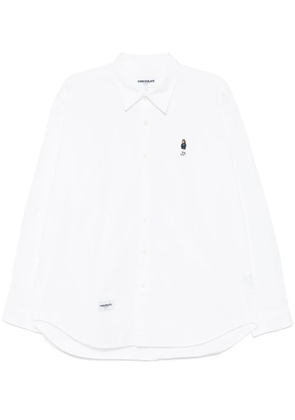 CHOCOOLATE logo-patch shirt - White
