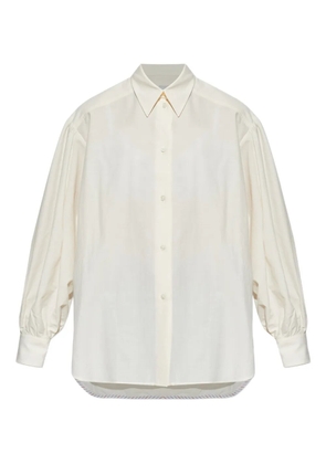 Paul Smith balloon-sleeve shirt - Neutrals