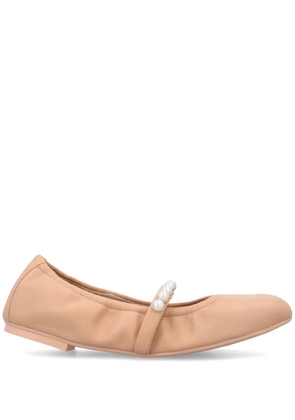 Stuart Weitzman Goldie ballerina shoes - Neutrals