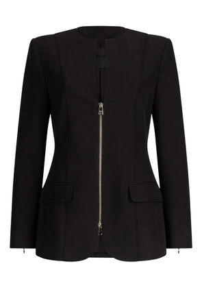 LIU JO V-neck zip-front jacket - Black