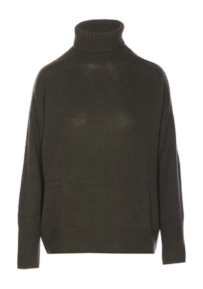 Allude turtleneck cashmere sweater - Green