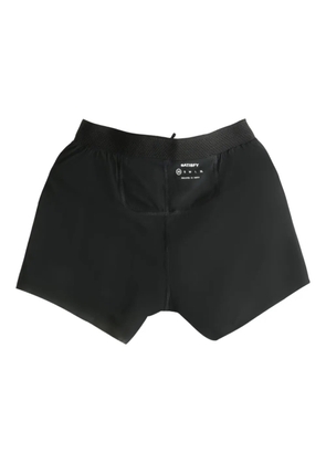 Satisfy elasticated-waistband shorts - Black