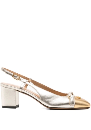 Valentino Garavani 60mm Vlogo heeled pumps - Gold