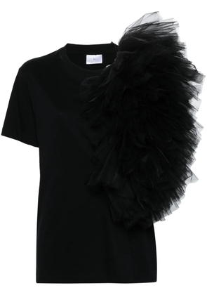 Alchemy x Lia Aram ruffled T-shirt - Black