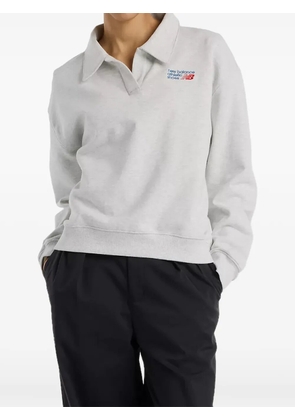 New Balance polo-collar sweatshirt - Grey