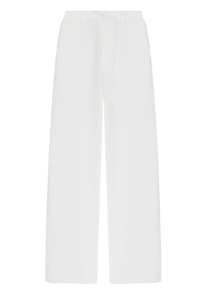 DSQUARED2 high-waist wide-leg trousers - White