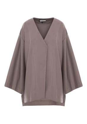 HAMZA Kimi V-neck jacket - Brown