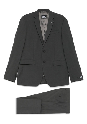 Karl Lagerfeld single-breasted suit - Grey
