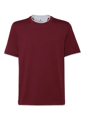 Brunello Cucinelli cotton T-shirt - Red