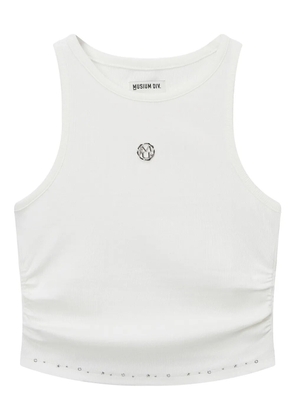 Musium Div. ribbed tank top - White
