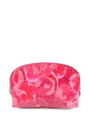 Louis Vuitton Pre-Owned 2013 floral-print cosmetic pouch - Pink