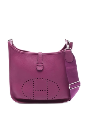 Hermès Pre-Owned 2019 Evelyne 3 Troyes PM perforated leather shoulder bag - Purple