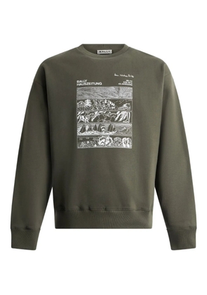 Bally embroidered graphic sweatshirt - Green