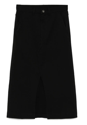 CHOCOOLATE logo-embroidered skirt - Black