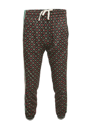 Gucci Pre-Owned GG Star print track pants - Black