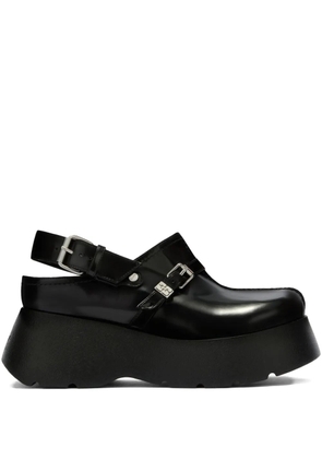 GANNI buckled mules - Black