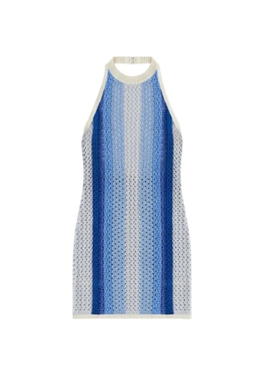KITH crochet anya mini dress - Blue