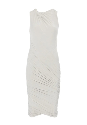 Rick Owens Lilies draped midi dress - Grey
