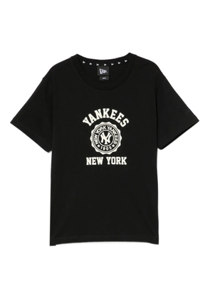 NEW ERA CAP logoed cotton T-shirt - Black