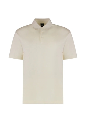 BOSS button-fastening polo shirt - Neutrals