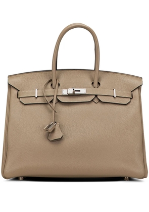 Hermès Pre-Owned 2010 Togo Birkin Retourne 35 handbag - Brown