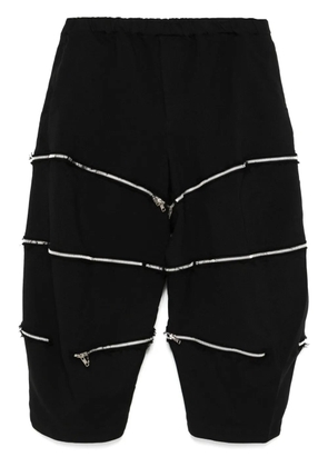 Black Comme Des Garçons detachable-panels trousers