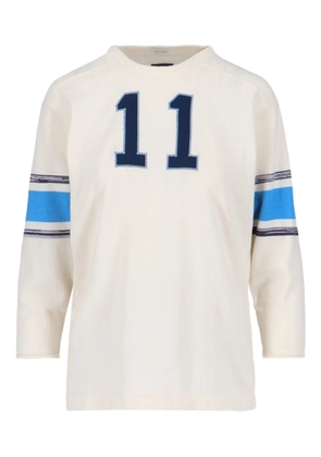 MOTHER striped knitted sweater - Neutrals