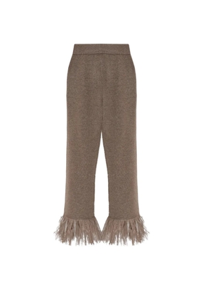 Lisa Yang fringed trousers - Brown
