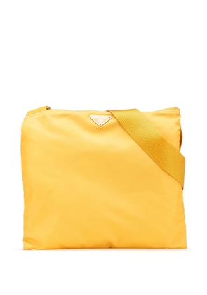 Prada Pre-Owned 2013-2025 Tessuto Zip Top crossbody bag - Yellow