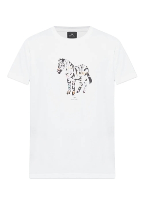 PS Paul Smith zebra print T-shirt - White