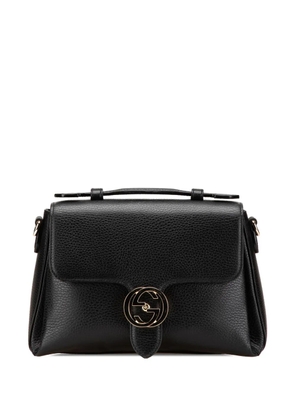 Gucci Pre-Owned 2000-2015 Small Dollar Calf Interlocking G satchel - Black