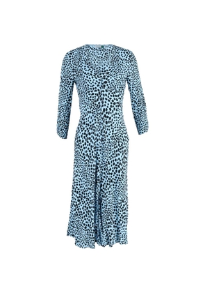 Rixo Katie leopard-print dress - Blue