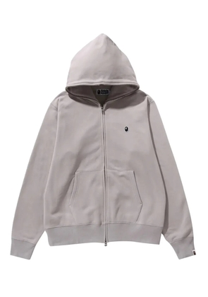 A BATHING APE® One Point zip-up hoodie - Grey