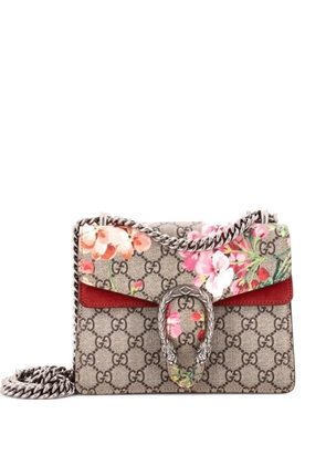 Gucci Pre-Owned Dionysus Bag Blooms Print GG Coated Canvas Mini shoulder bag - Brown