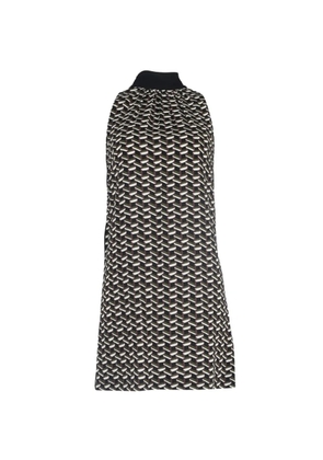 Prada Pre-Owned printed mini dress - Black