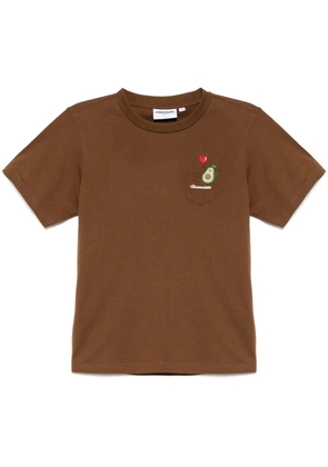 CHOCOOLATE Avocado-motif T-shirt - Brown