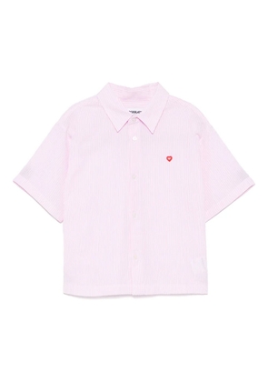 CHOCOOLATE logo-patch shirt - Pink