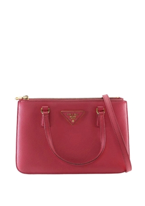 Prada Pre-Owned 2013-2025 Mini Saffiano Lux Galleria Double Zip satchel - Pink