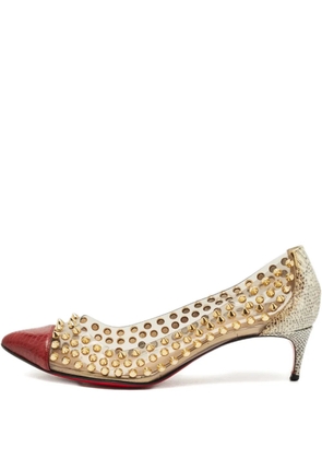Christian Louboutin Pre-Owned studded pumps - Red