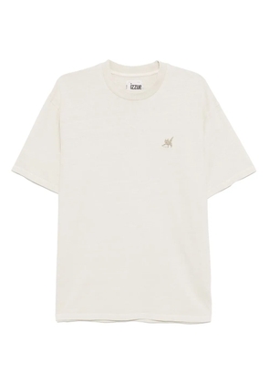 izzue embroidered T-shirt - Grey