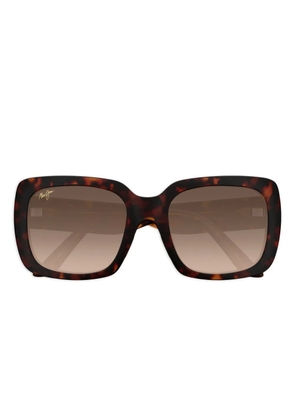 Maui Jim tortoiseshell square sunglasses - Brown