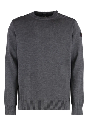 Paul & Shark logo-patch sweatshirt - Grey