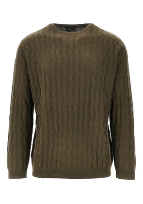 Emporio Armani crew-neck sweater - Green