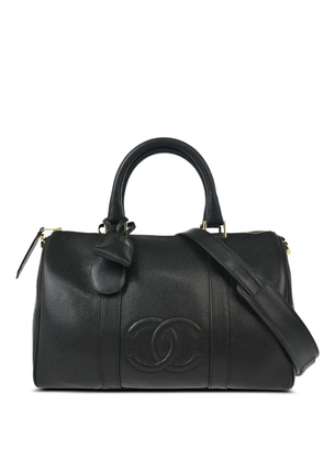 CHANEL Pre-Owned 1995 CC two-way Duffle bag - Black