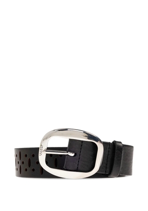ISABEL MARANT cut-out buckle belt - Black