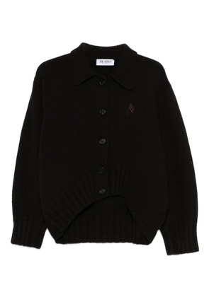 The Attico button embroidered jacket - Black