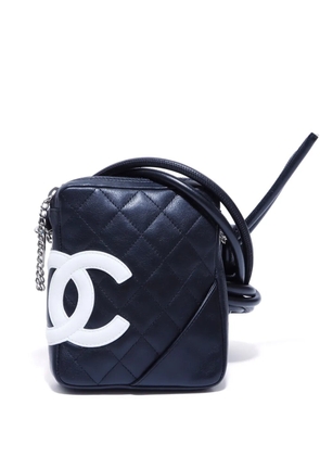 CHANEL Pre-Owned 2004-2005 Cambon line mini zipped crossbody bag - Black