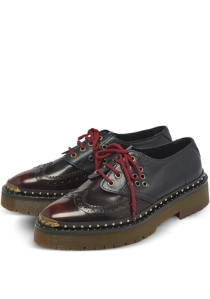 Burberry Pre-Owned bissett platform brogue shoes - Black